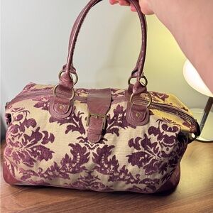 Unique Vintage Travel / overnight Bag